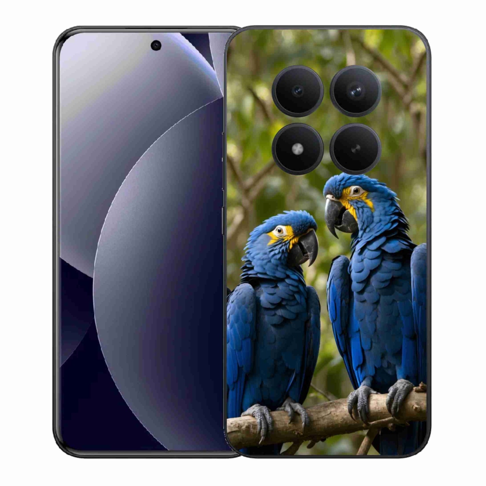 Gelový kryt mmCase na Xiaomi Redmi Note 15 Pro+ 5G - papouščí duo