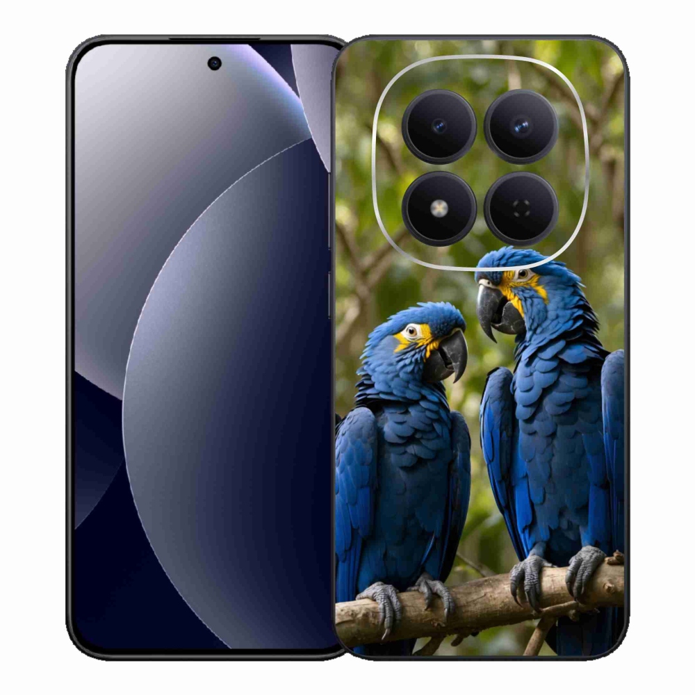 Gelový kryt mmCase na Xiaomi Redmi Note 15 Pro 5G - papouščí duo