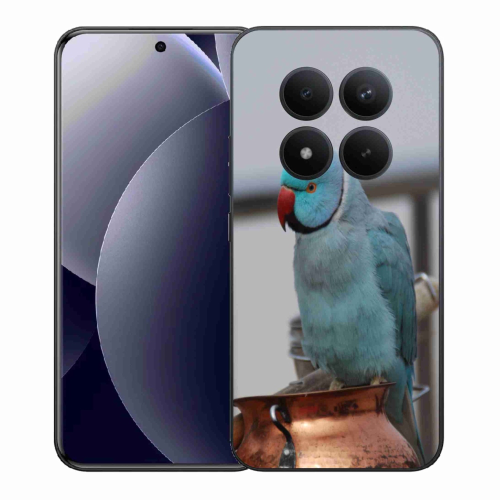Gelový kryt mmCase na Xiaomi Redmi Note 15 Pro+ 5G/Xiaomi Poco M8 Pro 5G - papoušek alexandr modrý