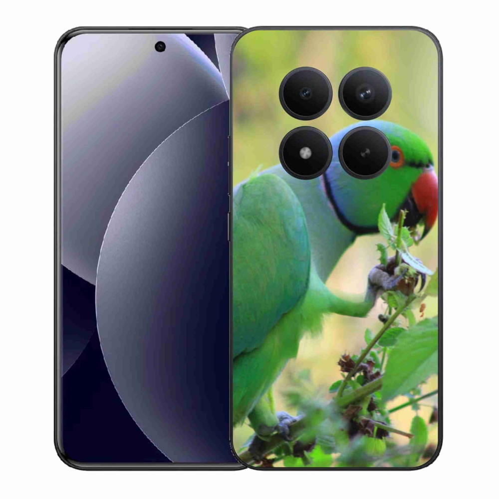 Gelový kryt mmCase na Xiaomi Redmi Note 15 Pro+ 5G/Xiaomi Poco M8 Pro 5G - papoušek alexandr