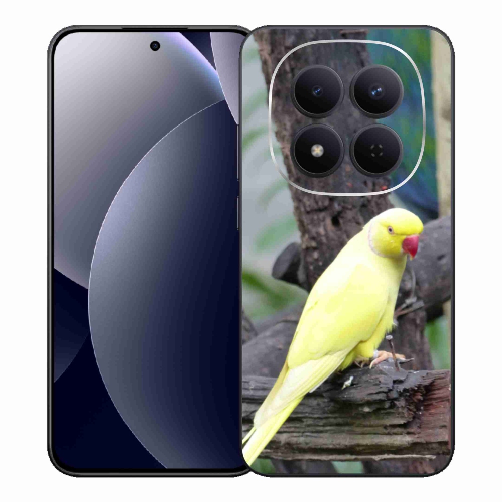 Gelový kryt mmCase na Xiaomi Redmi Note 15 Pro 5G - papoušek alexandr žlutý