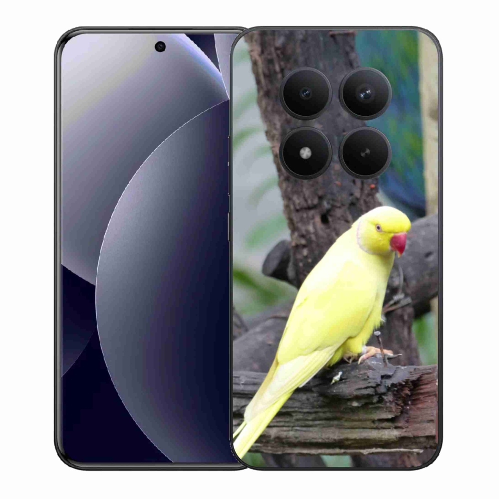 Gelový kryt mmCase na Xiaomi Redmi Note 15 Pro+ 5G/Xiaomi Poco M8 Pro 5G - papoušek alexandr žlutý