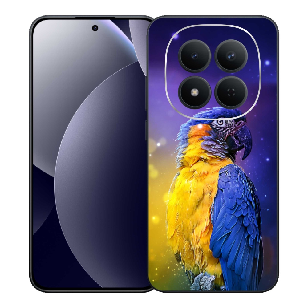 Gelový kryt mmCase na Xiaomi Redmi Note 15 Pro 5G - papoušek ara 1