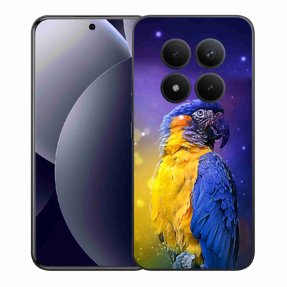 Gelový kryt mmCase na Xiaomi Redmi Note 15 Pro+ 5G/Xiaomi Poco M8 Pro 5G - papoušek ara 1