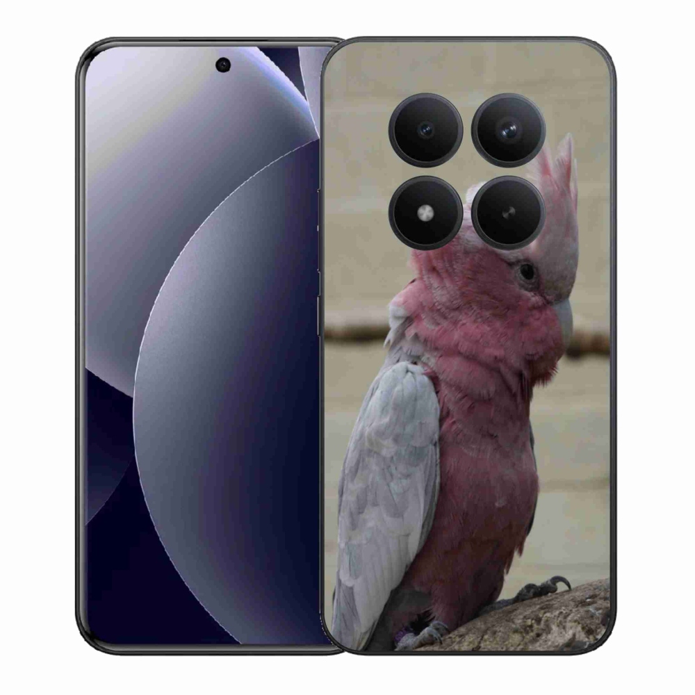 Gelový kryt mmCase na Xiaomi Redmi Note 15 Pro+ 5G/Xiaomi Poco M8 Pro 5G - papoušek kakadu růžový