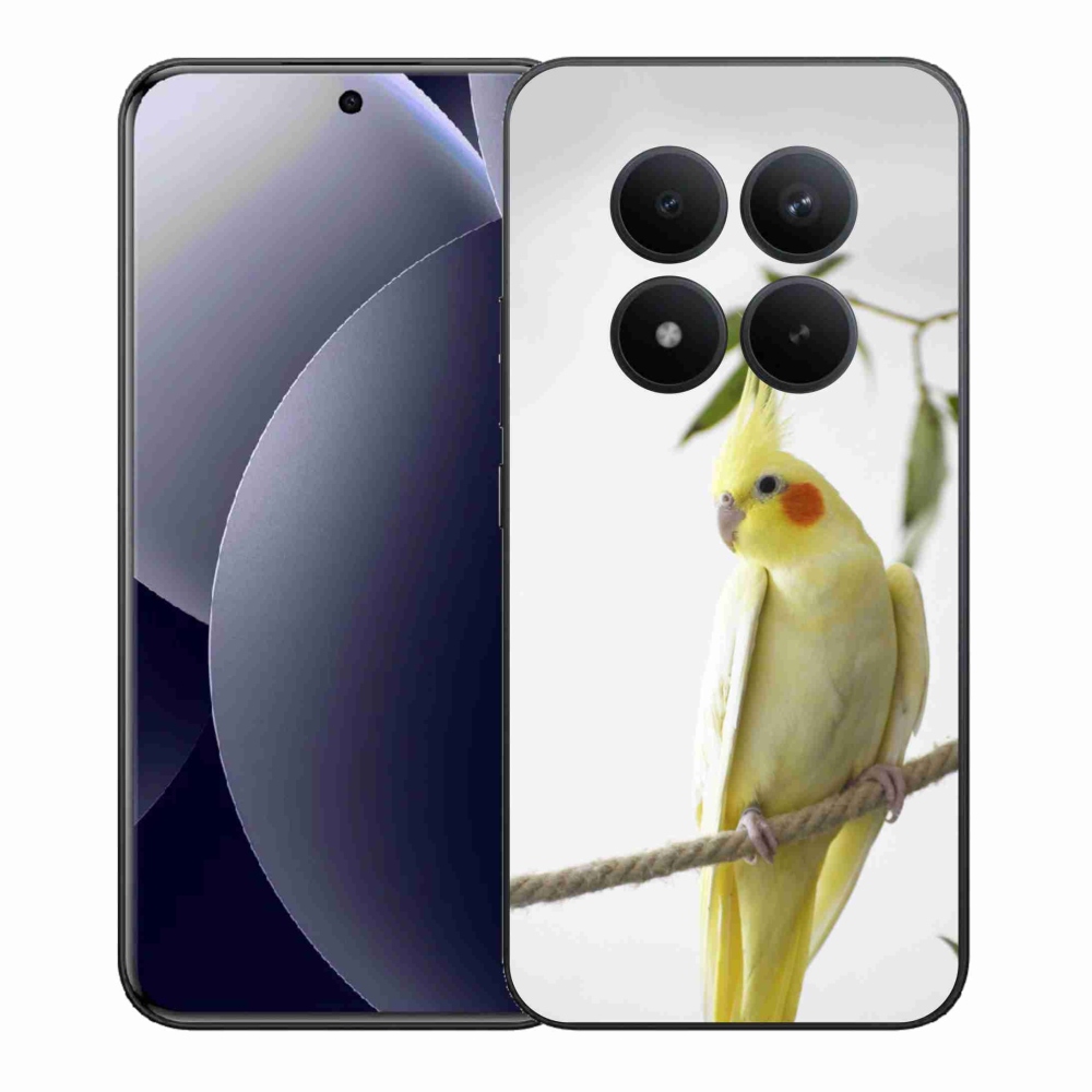Gelový kryt mmCase na Xiaomi Redmi Note 15 Pro+ 5G - papoušek korela chocholatá
