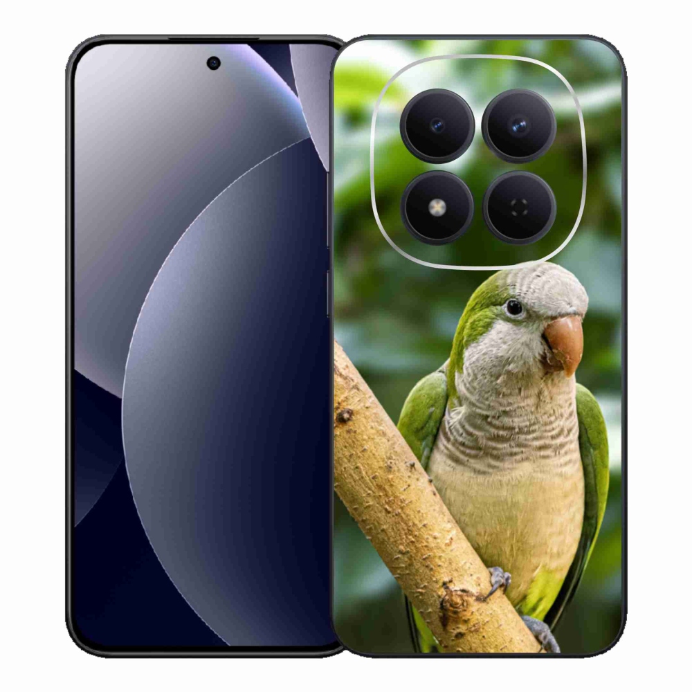 Gelový kryt mmCase na Xiaomi Redmi Note 15 Pro 5G - papoušek mníšek
