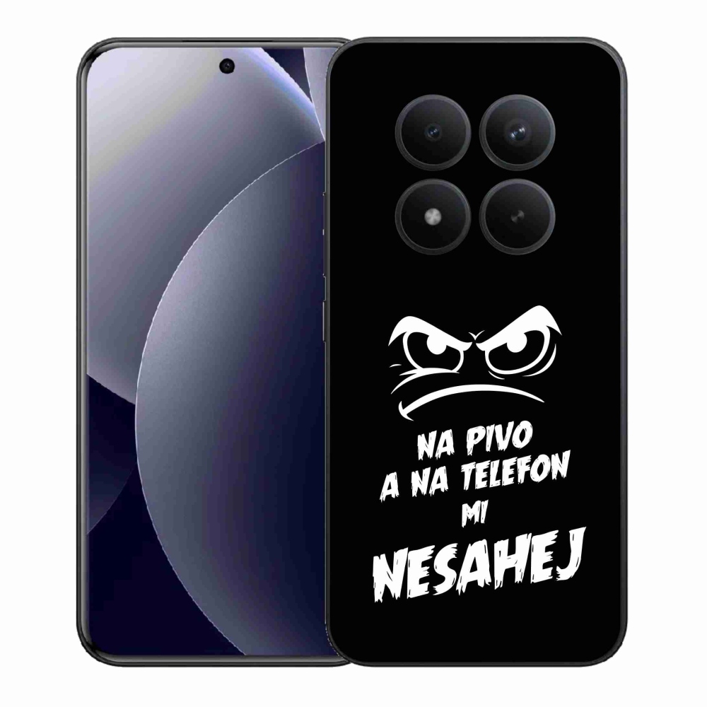 Gelový kryt mmCase na Xiaomi Redmi Note 15 Pro+ 5G/Xiaomi Poco M8 Pro 5G - pivní motiv 2 černé pozadí