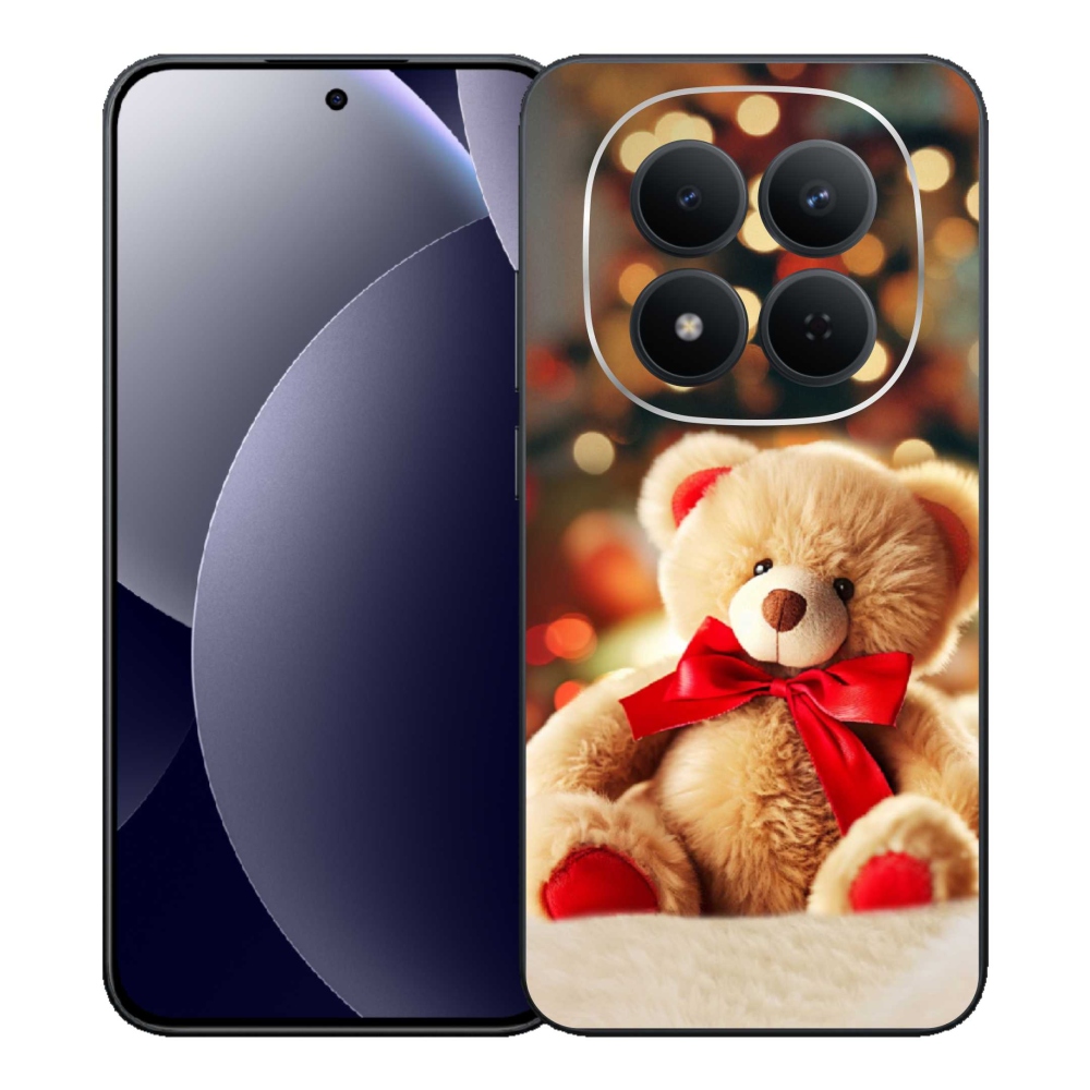 Gelový kryt mmCase na Xiaomi Redmi Note 15 Pro 5G - plyšový medvídek