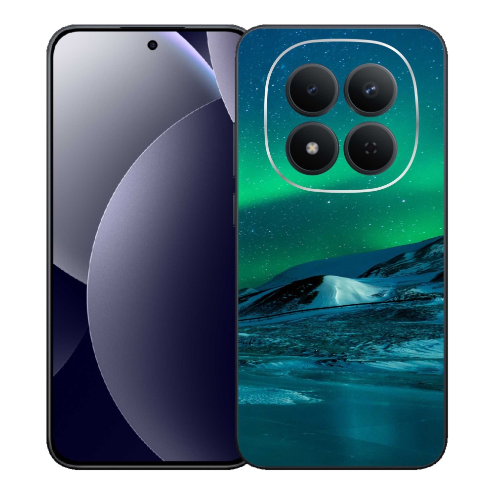 Gelový kryt mmCase na Xiaomi Redmi Note 15 Pro 5G - polární záře
