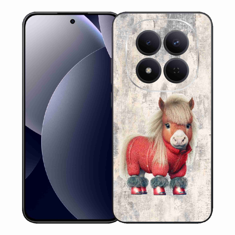 Gelový kryt mmCase na Xiaomi Redmi Note 15 Pro 5G - poník ve svetru