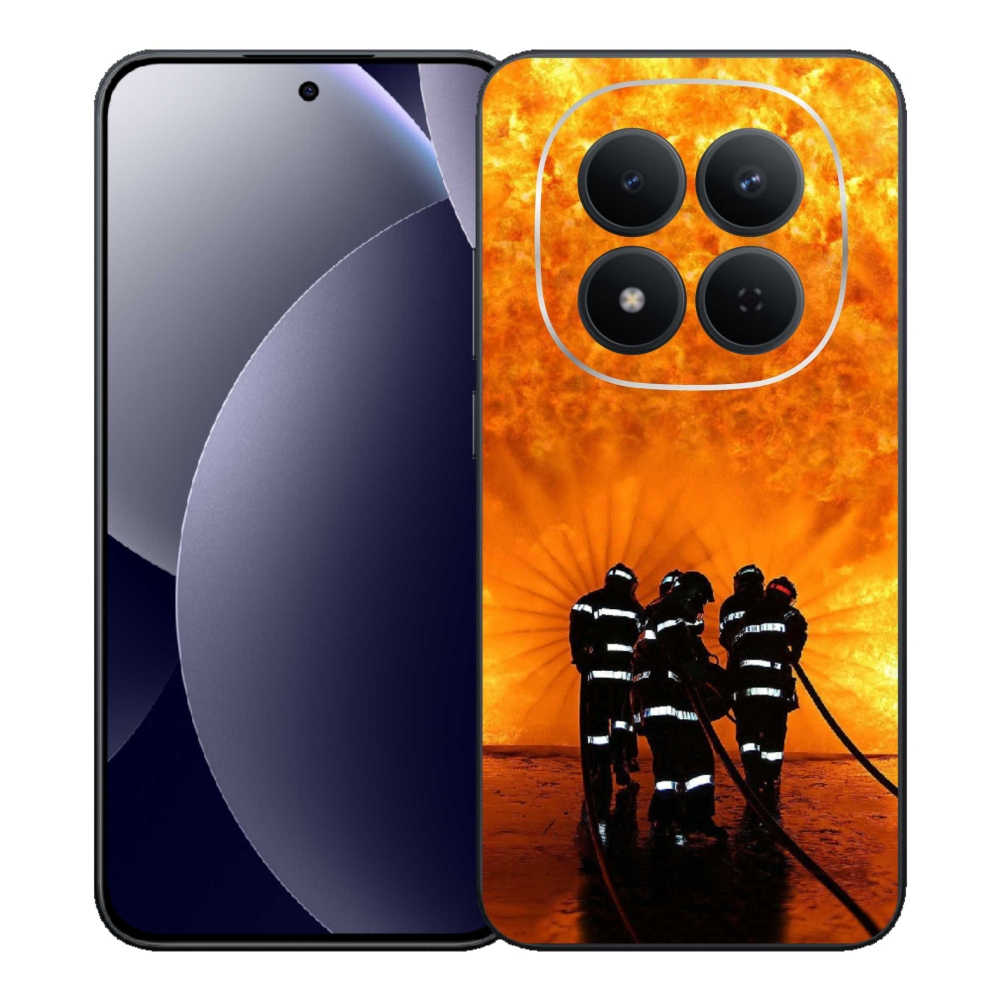 Gelový kryt mmCase na Xiaomi Redmi Note 15 Pro 5G - požár