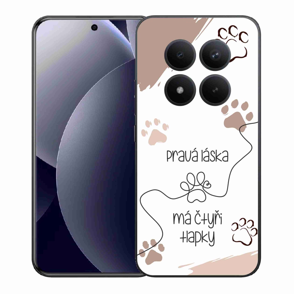 Gelový kryt mmCase na Xiaomi Redmi Note 15 Pro+ 5G/Xiaomi Poco M8 Pro 5G - psí motiv 1 bílé pozadí