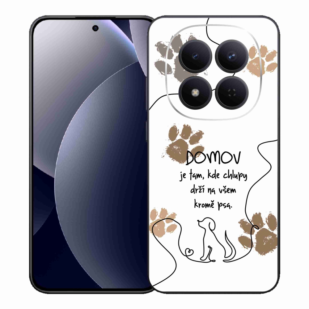 Gelový kryt mmCase na Xiaomi Redmi Note 15 Pro 5G - psí motiv bílé pozadí