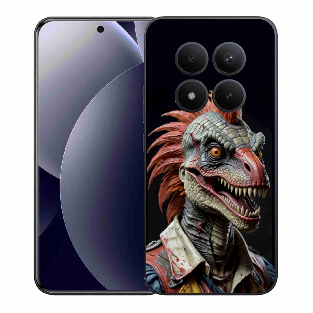 Gelový kryt mmCase na Xiaomi Redmi Note 15 Pro+ 5G - punk dinosaurus