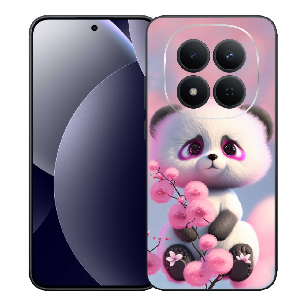 Gelový kryt mmCase na Xiaomi Redmi Note 15 Pro 5G - roztomilá panda 1