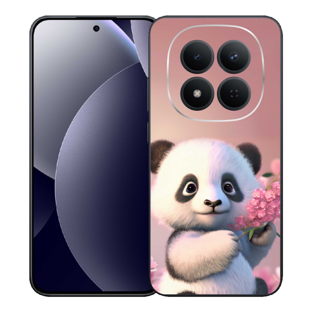 Gelový kryt mmCase na Xiaomi Redmi Note 15 Pro 5G - roztomilá panda