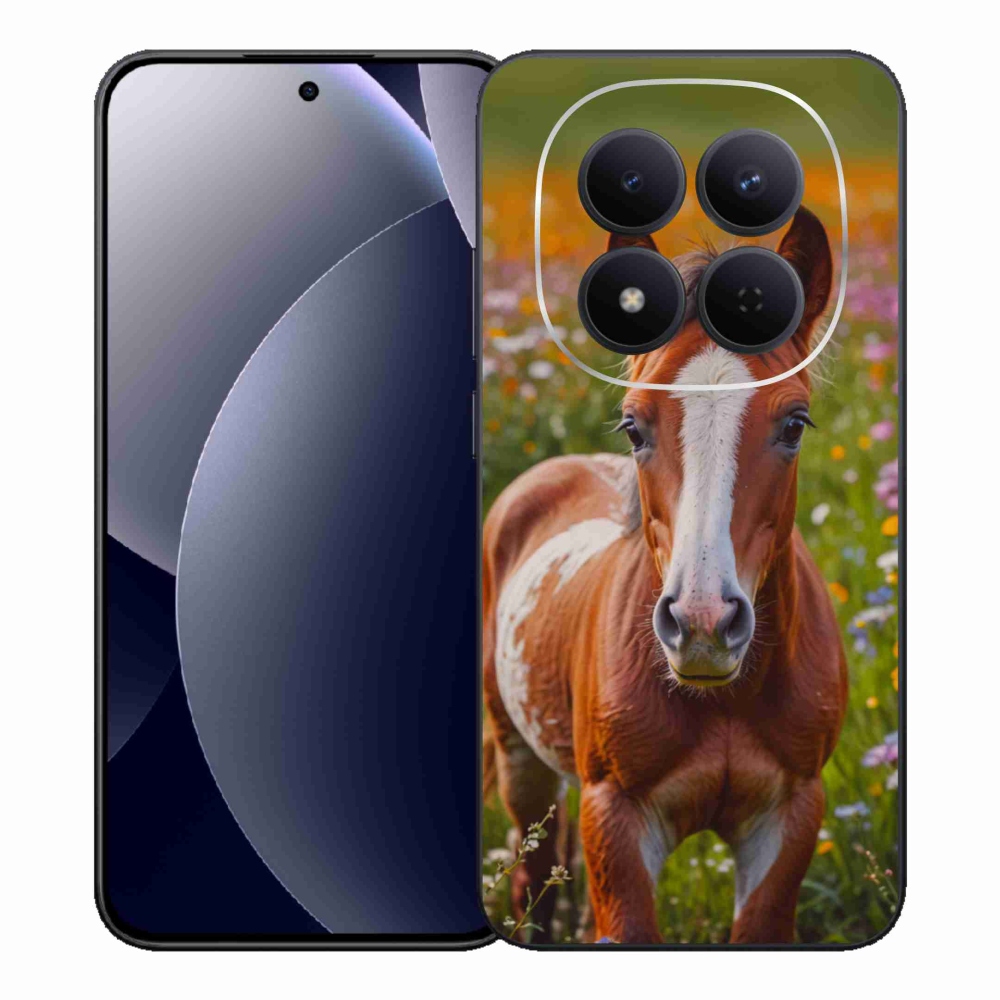 Gelový kryt mmCase na Xiaomi Redmi Note 15 Pro 5G - roztomilé hříbě