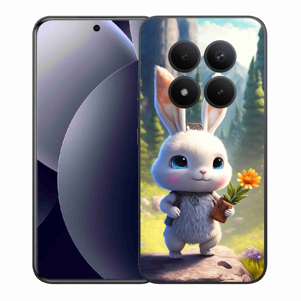 Gelový kryt mmCase na Xiaomi Redmi Note 15 Pro+ 5G/Xiaomi Poco M8 Pro 5G - roztomilý králíček
