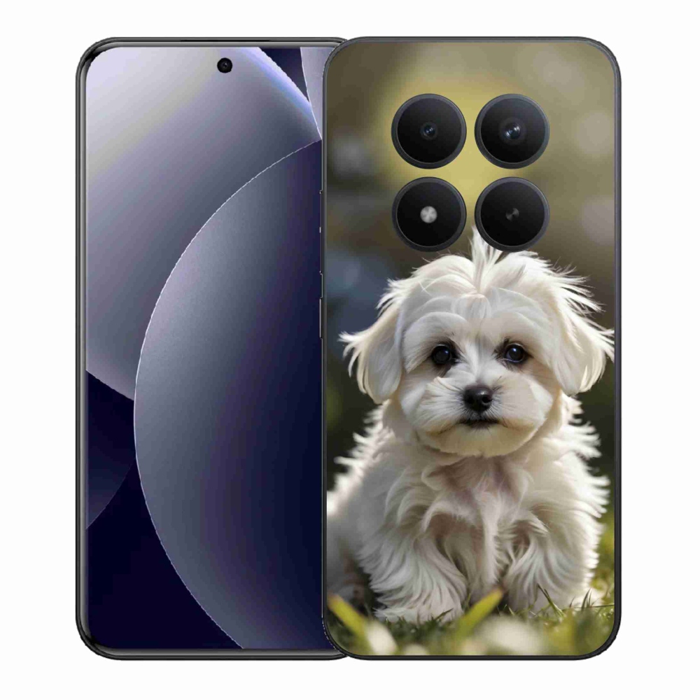 Gelový kryt mmCase na Xiaomi Redmi Note 15 Pro+ 5G - roztomilý maltézský psík