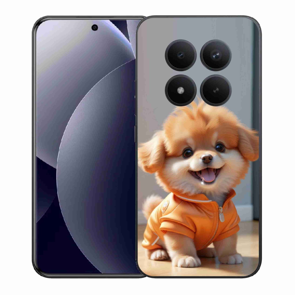 Gelový kryt mmCase na Xiaomi Redmi Note 15 Pro+ 5G - roztomilý pomeranian v mikině