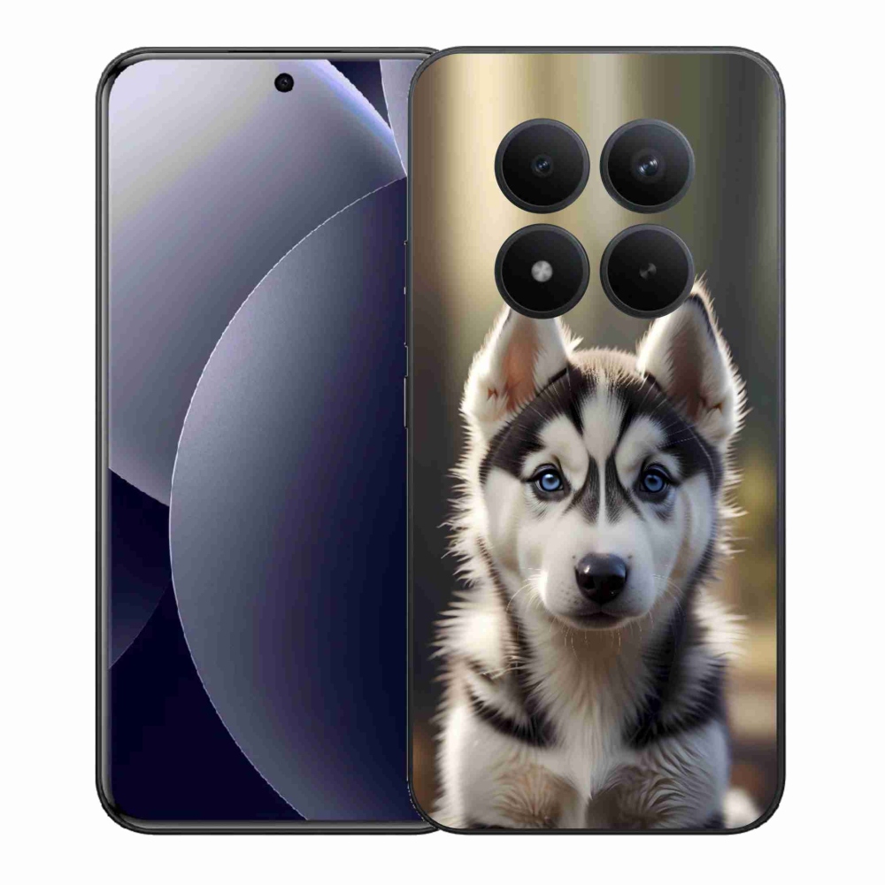 Gelový kryt mmCase na Xiaomi Redmi Note 15 Pro+ 5G - roztomilý sibiřský husky