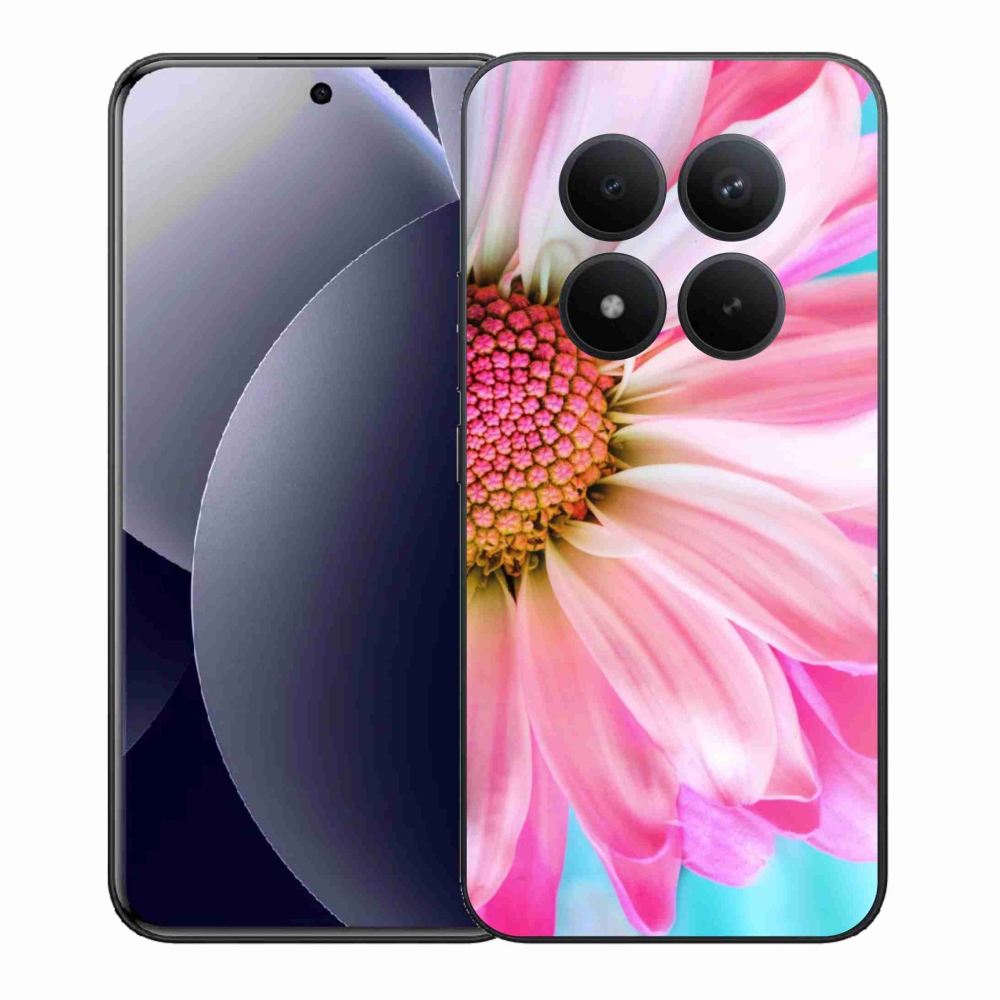Gelový kryt mmCase na Xiaomi Redmi Note 15 Pro+ 5G/Xiaomi Poco M8 Pro 5G - růžová květina