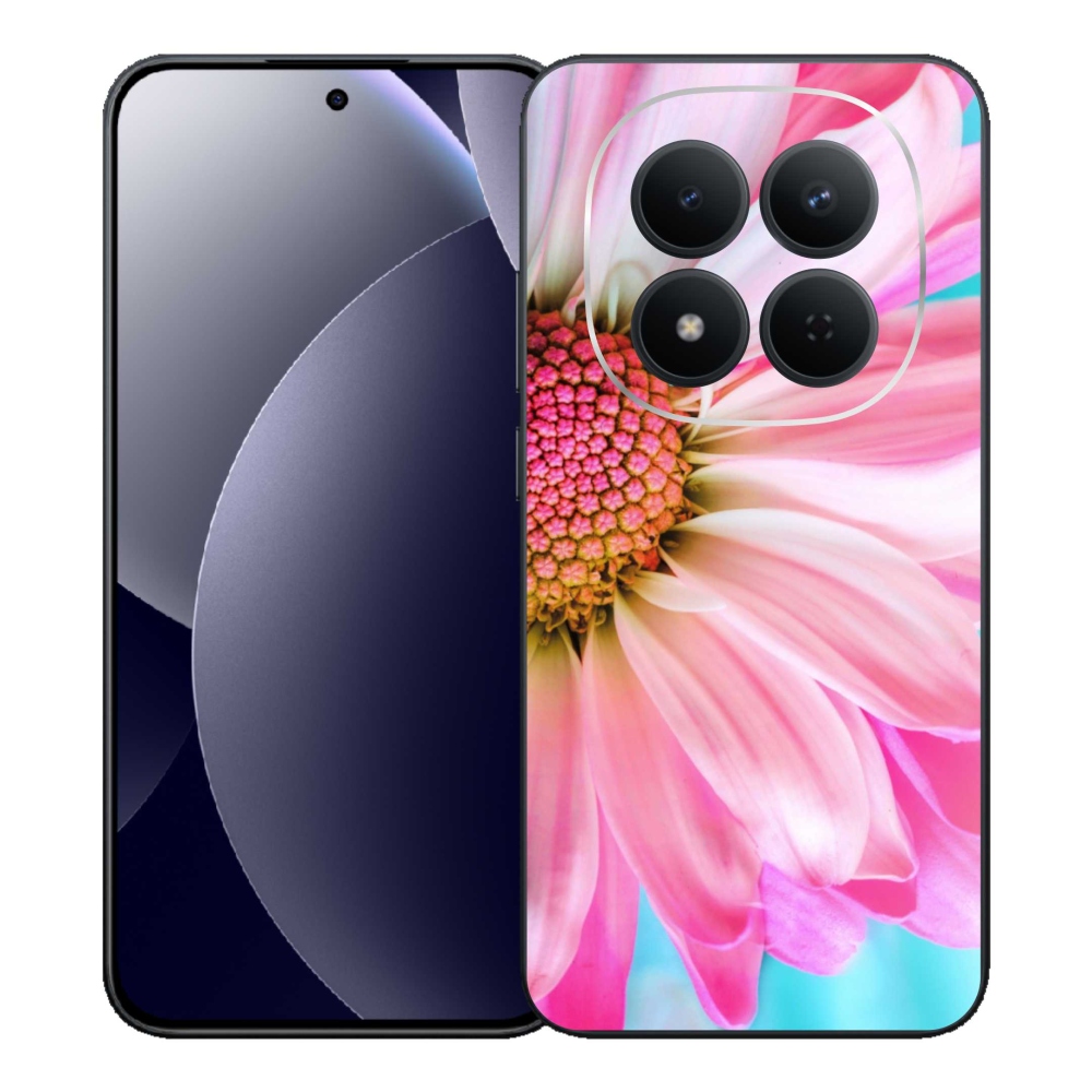 Gelový kryt mmCase na Xiaomi Redmi Note 15 Pro 5G - růžová květina