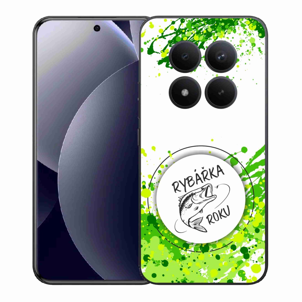 Gelový kryt mmCase na Xiaomi Redmi Note 15 Pro+ 5G/Xiaomi Poco M8 Pro 5G - rybářka roku bílé pozadí