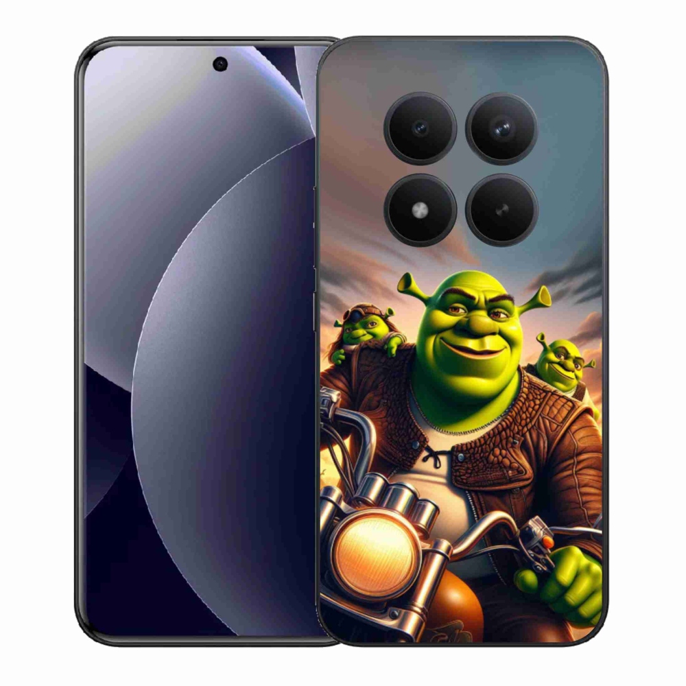 Gelový kryt mmCase na Xiaomi Redmi Note 15 Pro+ 5G/Xiaomi Poco M8 Pro 5G - shrek na motorce