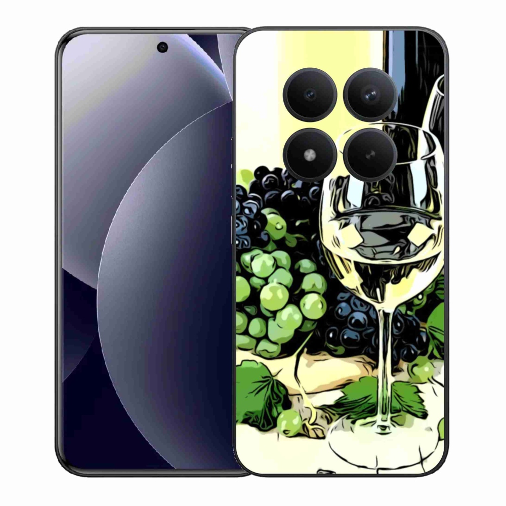 Gelový kryt mmCase na Xiaomi Redmi Note 15 Pro+ 5G/Xiaomi Poco M8 Pro 5G - sklenka vína