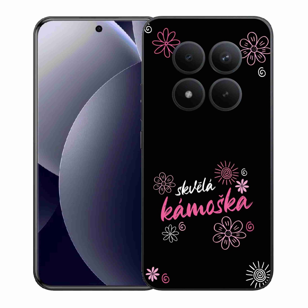 Gelový kryt mmCase na Xiaomi Redmi Note 15 Pro+ 5G/Xiaomi Poco M8 Pro 5G - skvělá kámoška černé pozadí