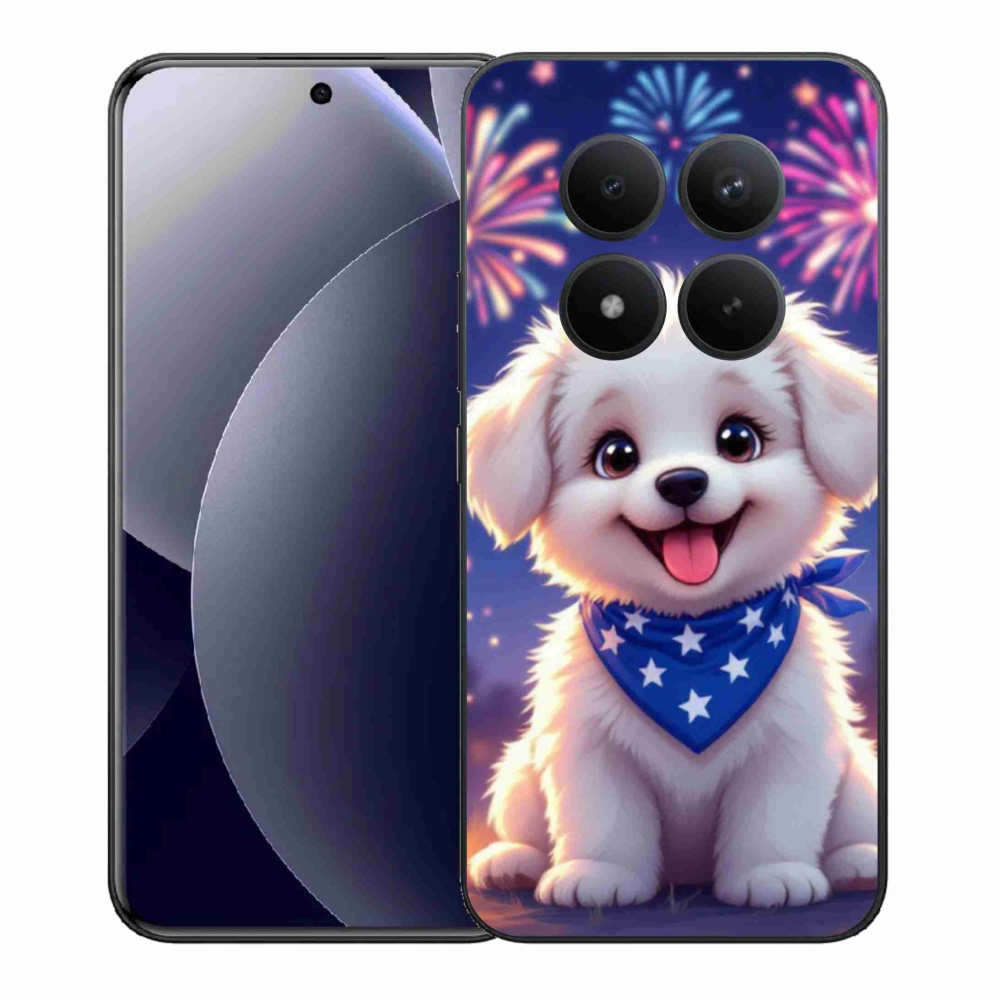 Gelový kryt mmCase na Xiaomi Redmi Note 15 Pro+ 5G/Xiaomi Poco M8 Pro 5G - slavnostní štěně