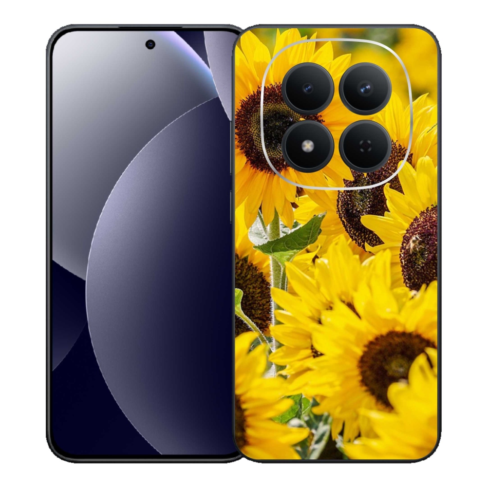 Gelový kryt mmCase na Xiaomi Redmi Note 15 Pro 5G - slunečnice