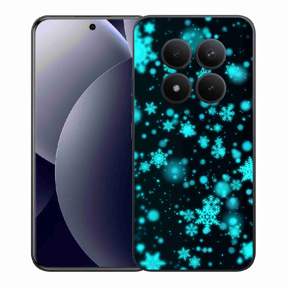 Gelový kryt mmCase na Xiaomi Redmi Note 15 Pro+ 5G/Xiaomi Poco M8 Pro 5G - sněhové vločky 1