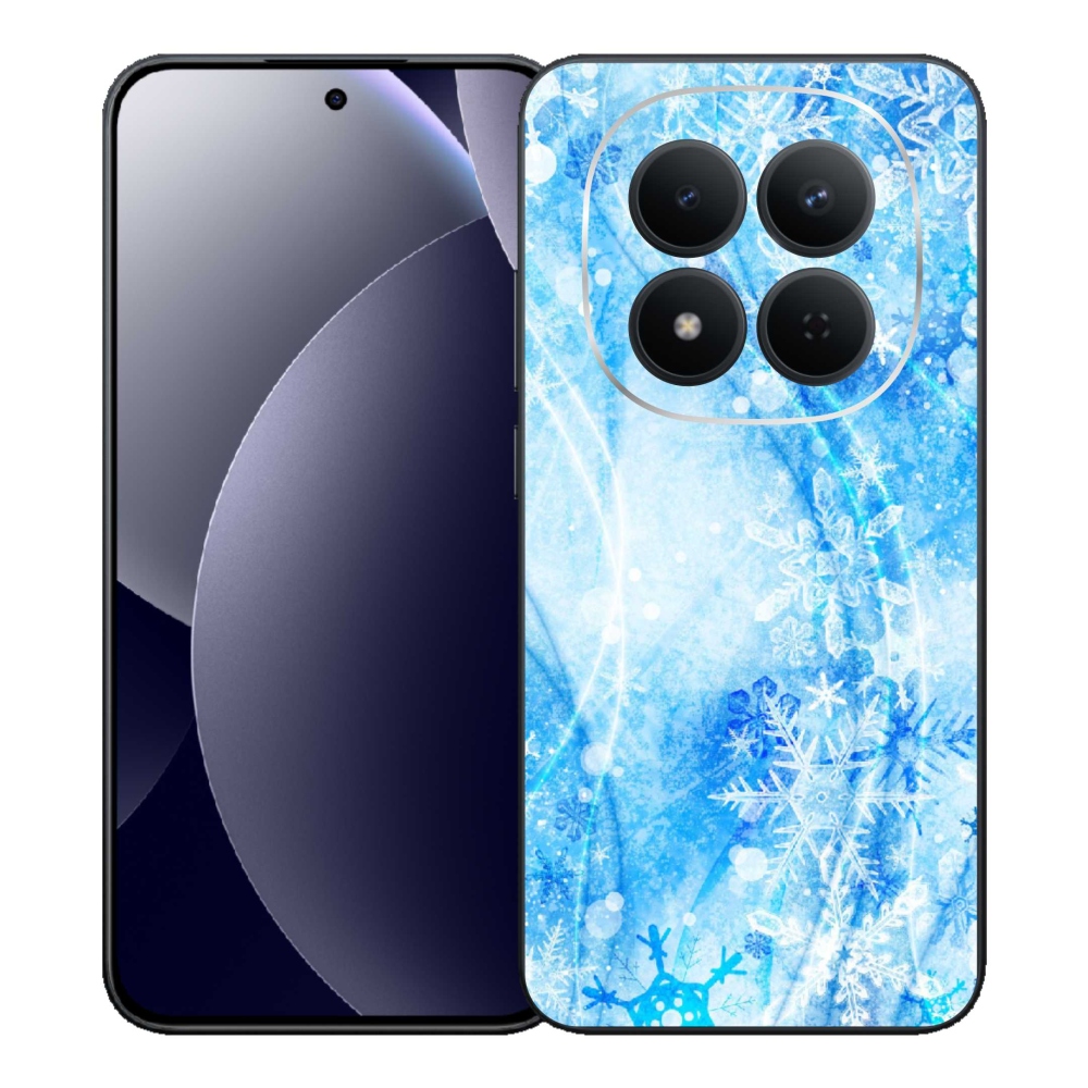 Gelový kryt mmCase na Xiaomi Redmi Note 15 Pro 5G - sněhové vločky