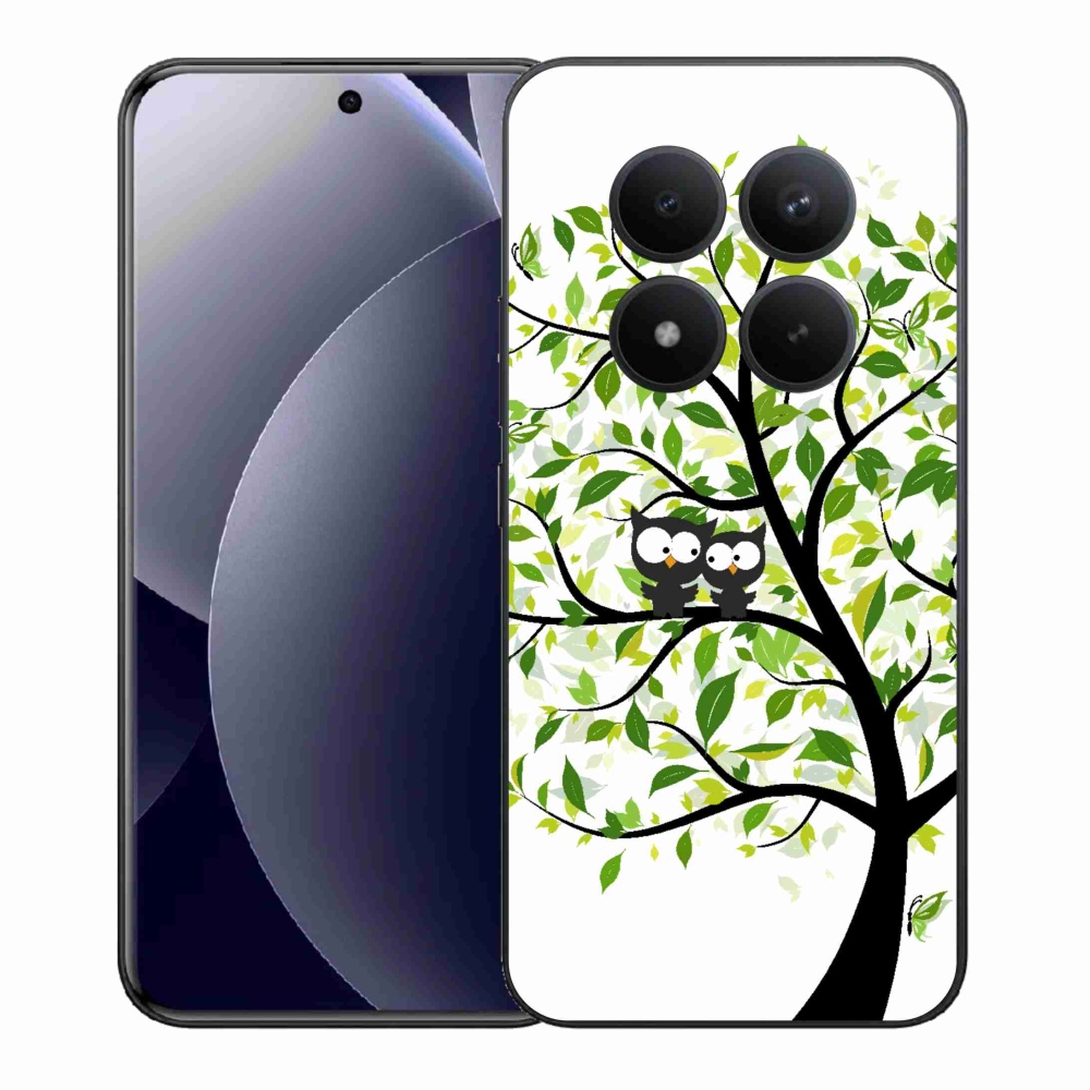Gelový kryt mmCase na Xiaomi Redmi Note 15 Pro+ 5G/Xiaomi Poco M8 Pro 5G - sovičky na stromě