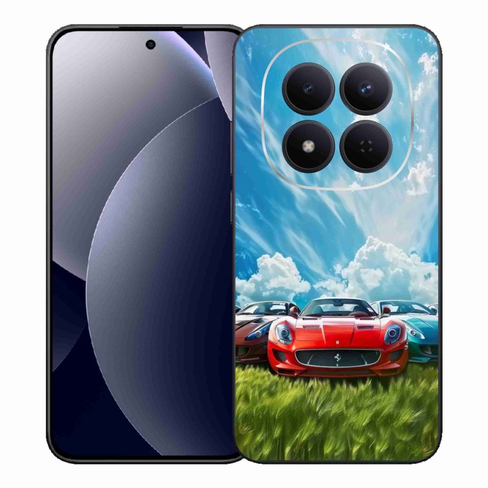 Gelový kryt mmCase na Xiaomi Redmi Note 15 Pro 5G - sportovní vozy