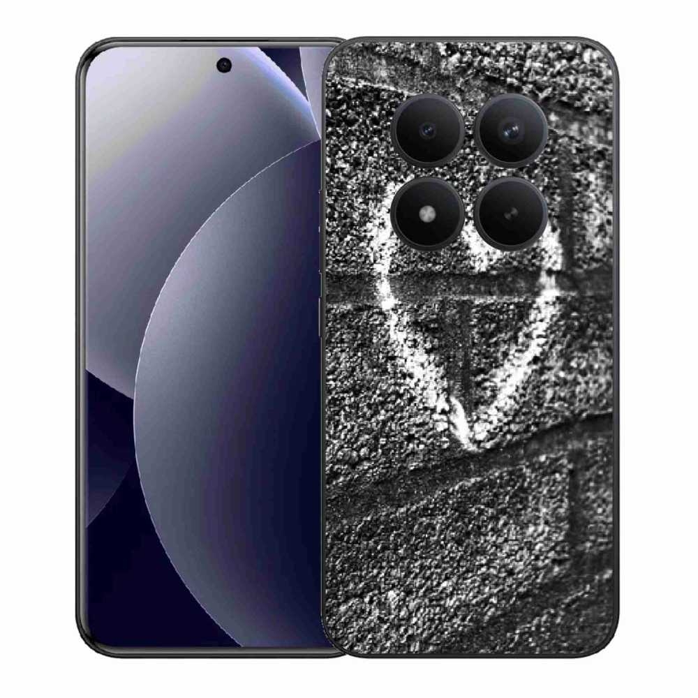 Gelový kryt mmCase na Xiaomi Redmi Note 15 Pro+ 5G/Xiaomi Poco M8 Pro 5G - srdce na zdi