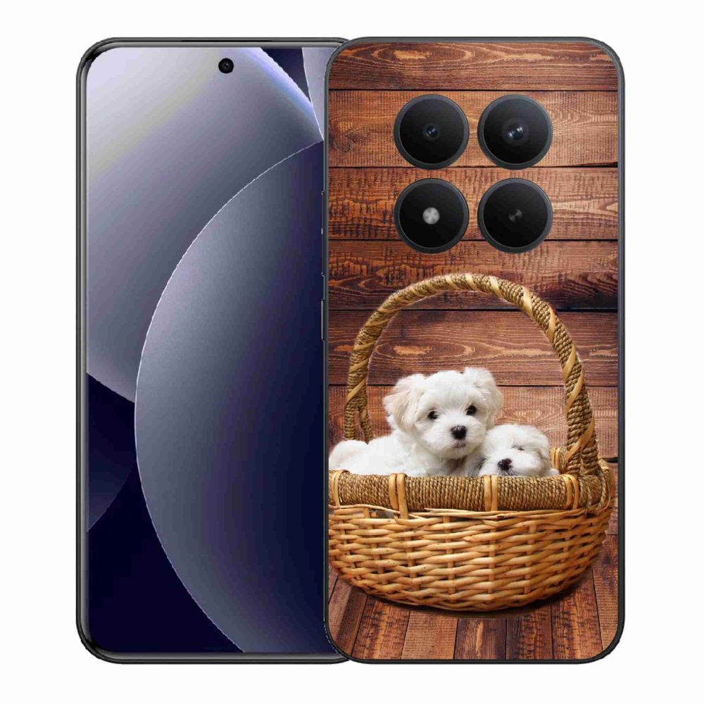 Gelový kryt mmCase na Xiaomi Redmi Note 15 Pro+ 5G/Xiaomi Poco M8 Pro 5G - štěňátka