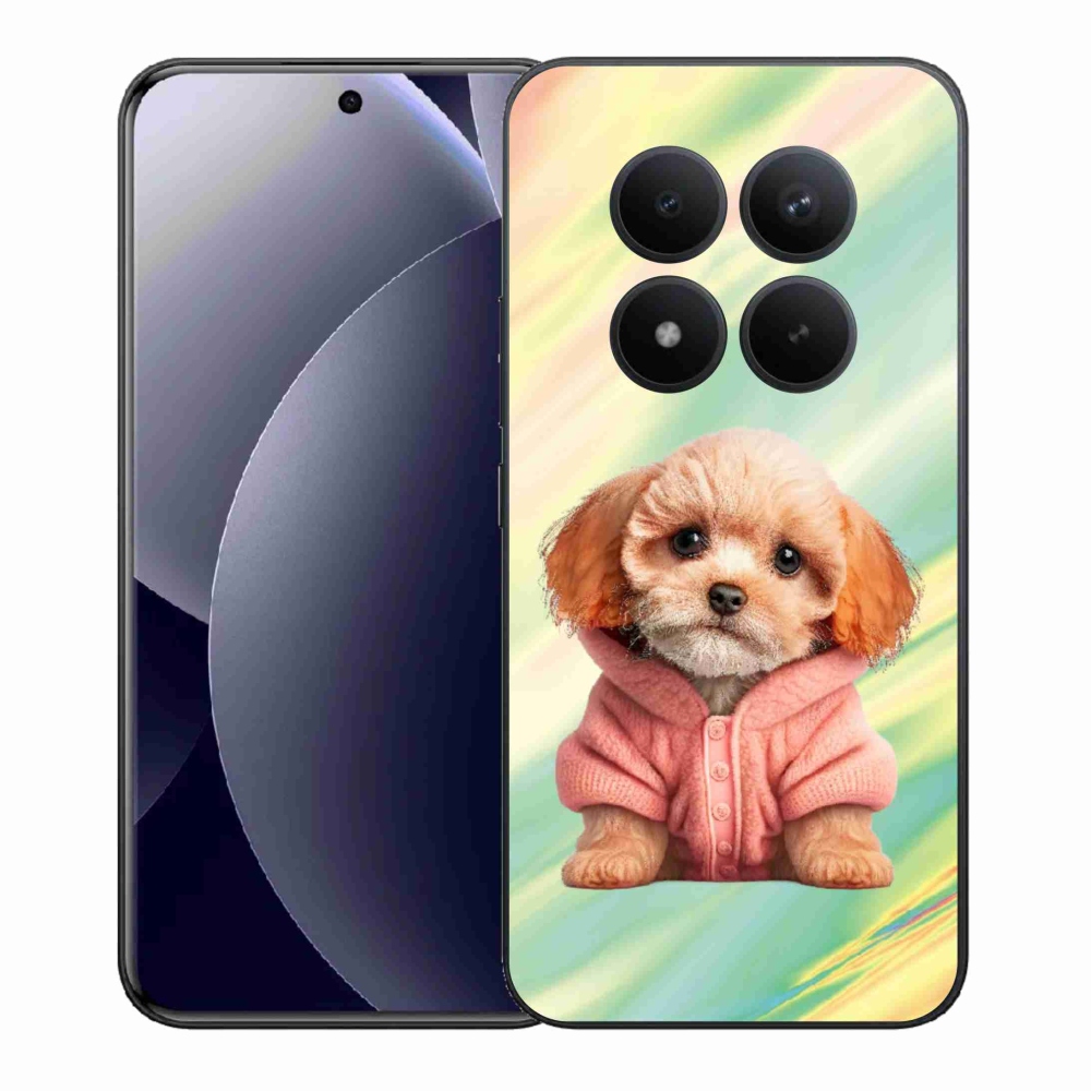 Gelový kryt mmCase na Xiaomi Redmi Note 15 Pro+ 5G/Xiaomi Poco M8 Pro 5G - štěně ve svetru