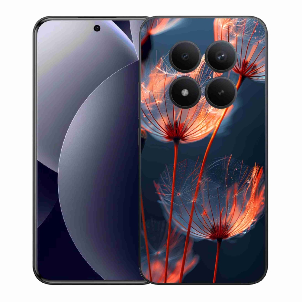 Gelový kryt mmCase na Xiaomi Redmi Note 15 Pro+ 5G/Xiaomi Poco M8 Pro 5G - světélkující chmýří