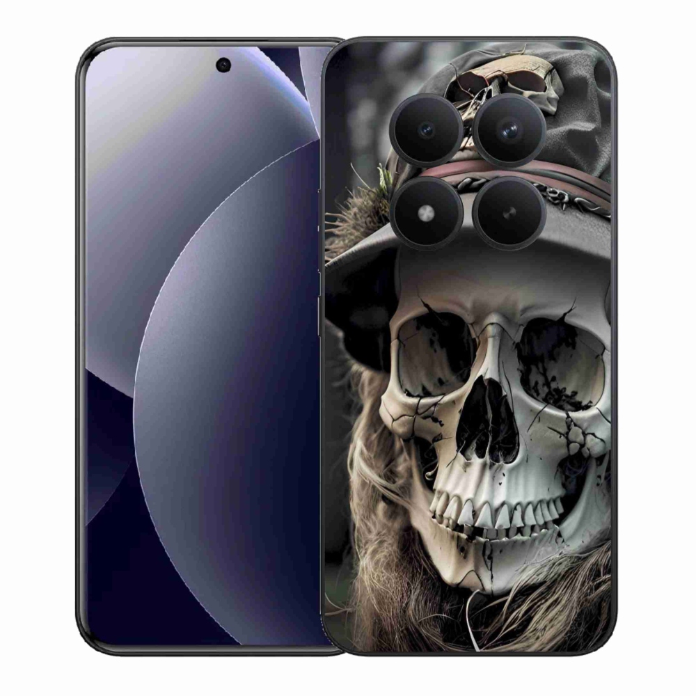 Gelový kryt mmCase na Xiaomi Redmi Note 15 Pro+ 5G/Xiaomi Poco M8 Pro 5G - temná lebka