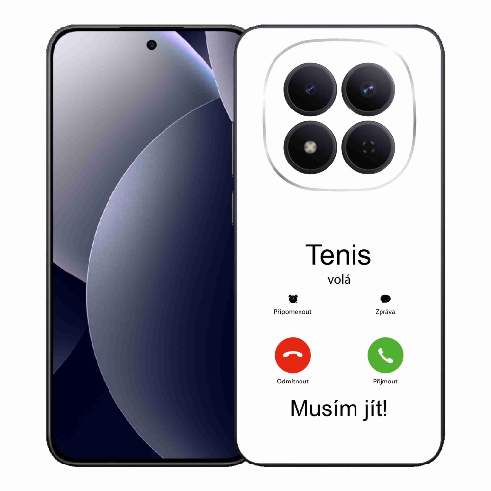 Gelový kryt mmCase na Xiaomi Redmi Note 15 Pro 5G - tenis volá bílé pozadí