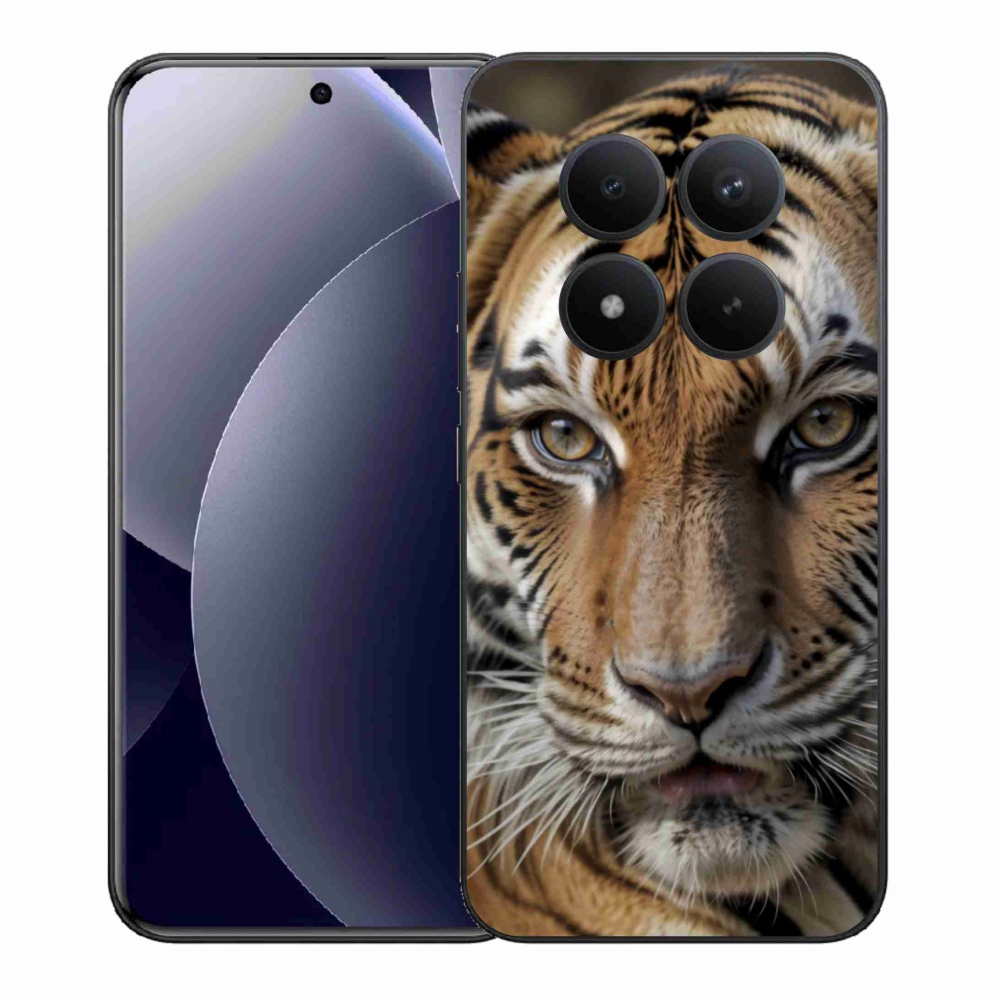 Gelový kryt mmCase na Xiaomi Redmi Note 15 Pro+ 5G/Xiaomi Poco M8 Pro 5G - tygří pohled