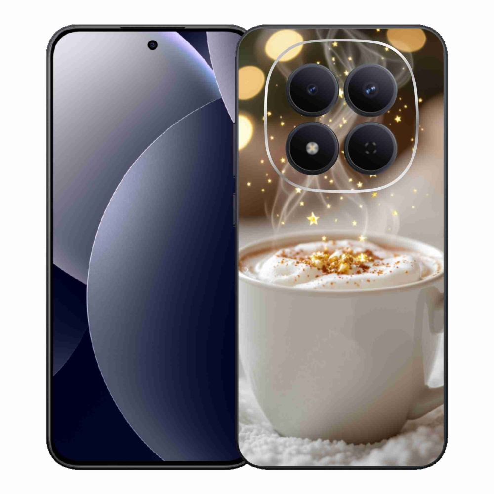 Gelový kryt mmCase na Xiaomi Redmi Note 15 Pro 5G - vánoční horký nápoj