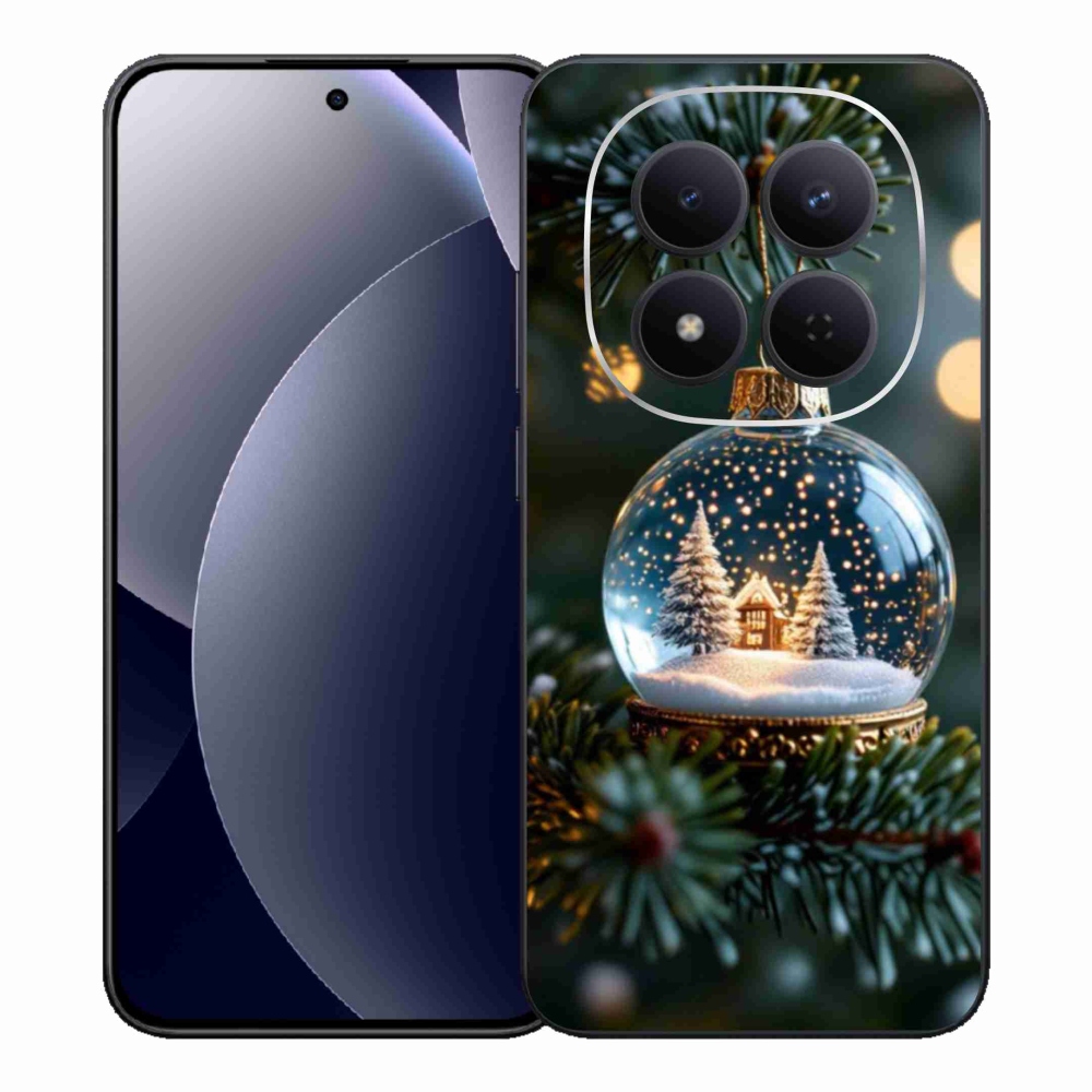 Gelový kryt mmCase na Xiaomi Redmi Note 15 Pro 5G - vánoční koule 2
