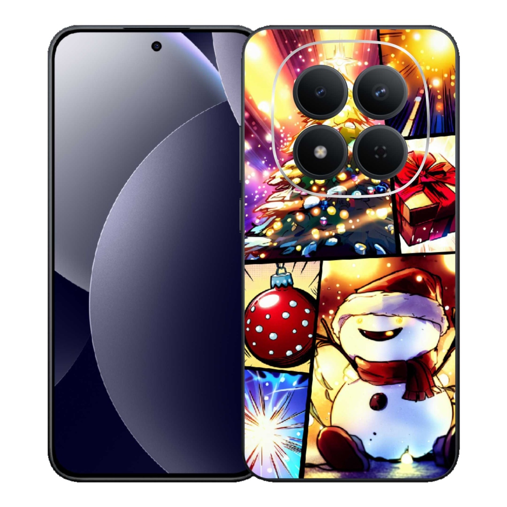 Gelový kryt mmCase na Xiaomi Redmi Note 15 Pro 5G - vánoční motivy 1
