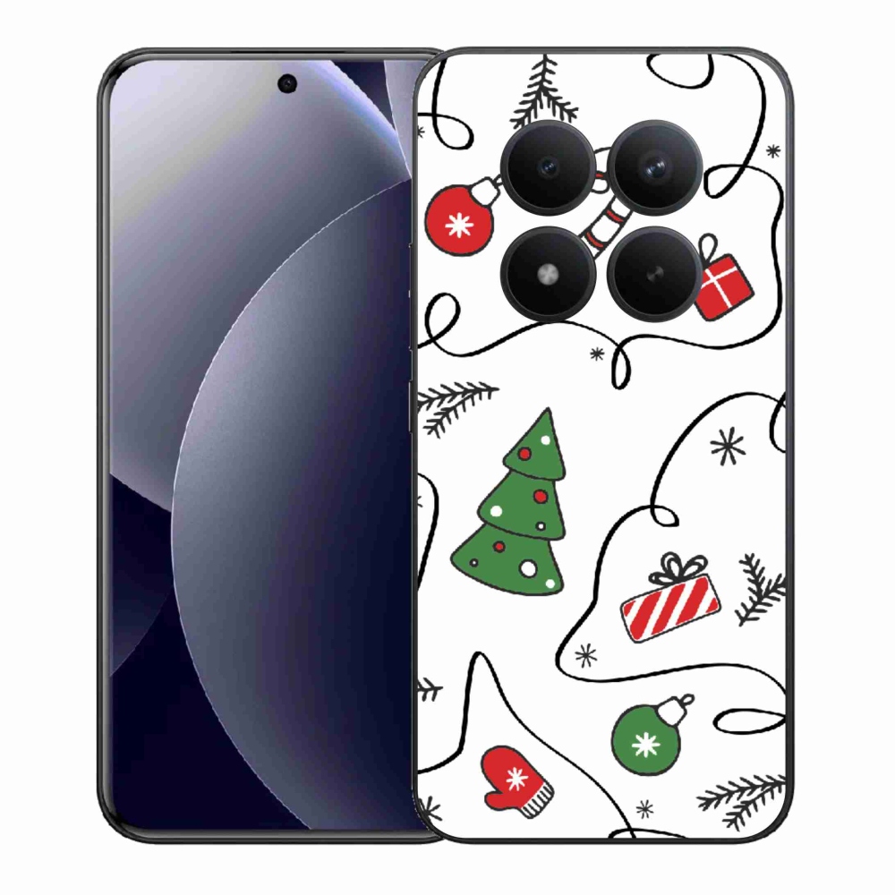 Gelový kryt mmCase na Xiaomi Redmi Note 15 Pro+ 5G/Xiaomi Poco M8 Pro 5G - vánoční motivy