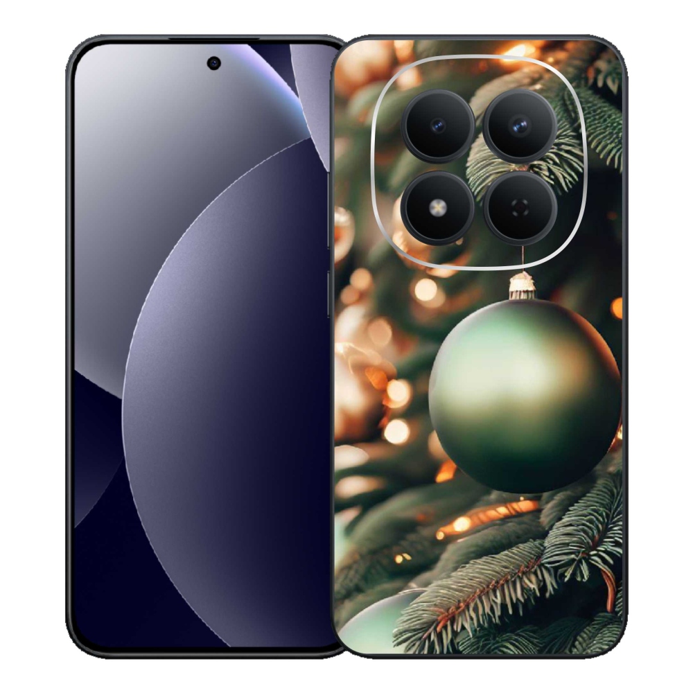 Gelový kryt mmCase na Xiaomi Redmi Note 15 Pro 5G - vánoční ozdoby 1